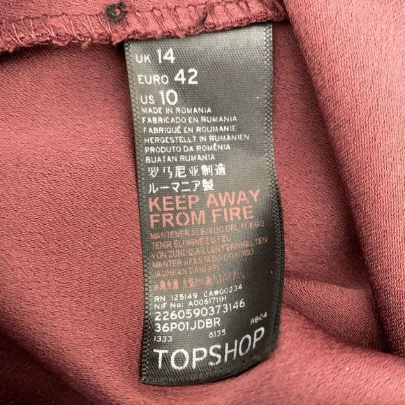 Topshop Front Tie Plunge Romper - Picture 8 of 8